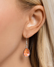 Load image into Gallery viewer, Talented Teardrops Orange Necklace