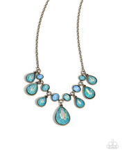 Load image into Gallery viewer, Talented Teardrops Brass Necklace