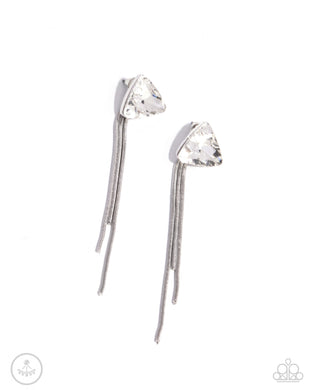 Candescent Class White Jacket Earrings