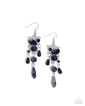 Load image into Gallery viewer, Triumphant Tassel Blue Earrings