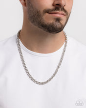 Load image into Gallery viewer, Linked Lounge Mens Silver Necklace