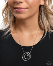 Load image into Gallery viewer, Gentle Glitter Green Necklace