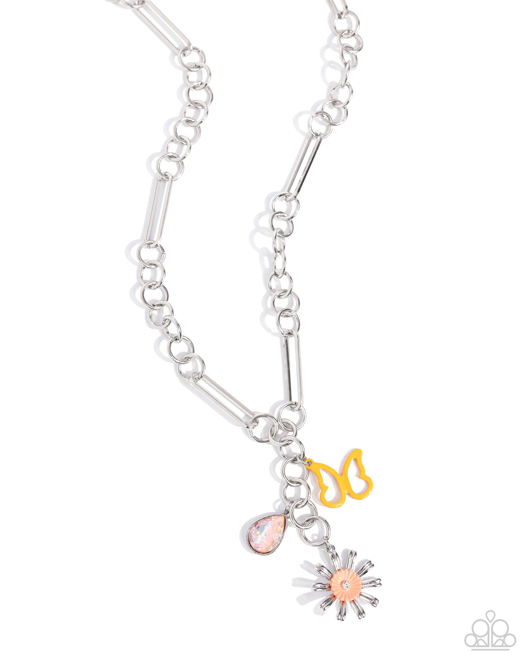 Aerial Adventure Orange Necklace