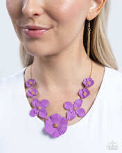 Load image into Gallery viewer, Arranged Aria Purple Necklace