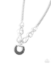 Load image into Gallery viewer, Linked Leader Silver Necklace