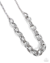 Load image into Gallery viewer, Flickering Fact Silver Necklace