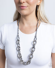 Load image into Gallery viewer, Flickering Fact Silver Necklace