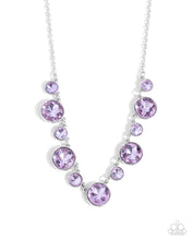 Load image into Gallery viewer, Genteel Gallery Purple Necklace