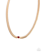 Load image into Gallery viewer, Stunning Solitaire Red Necklace