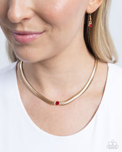 Load image into Gallery viewer, Stunning Solitaire Red Necklace