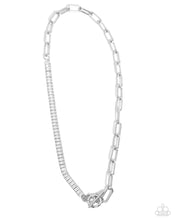 Load image into Gallery viewer, Mismatched Monarchy White Necklace