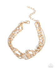 Load image into Gallery viewer, Endearing Ending Gold Bracelet