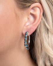 Load image into Gallery viewer, Ritzy Reputation Blue Hoops