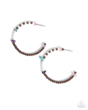 Load image into Gallery viewer, Pointed Promise Copper Hoop Earrings