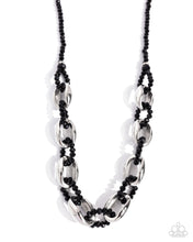 Load image into Gallery viewer, Flickering Fact Black Necklace