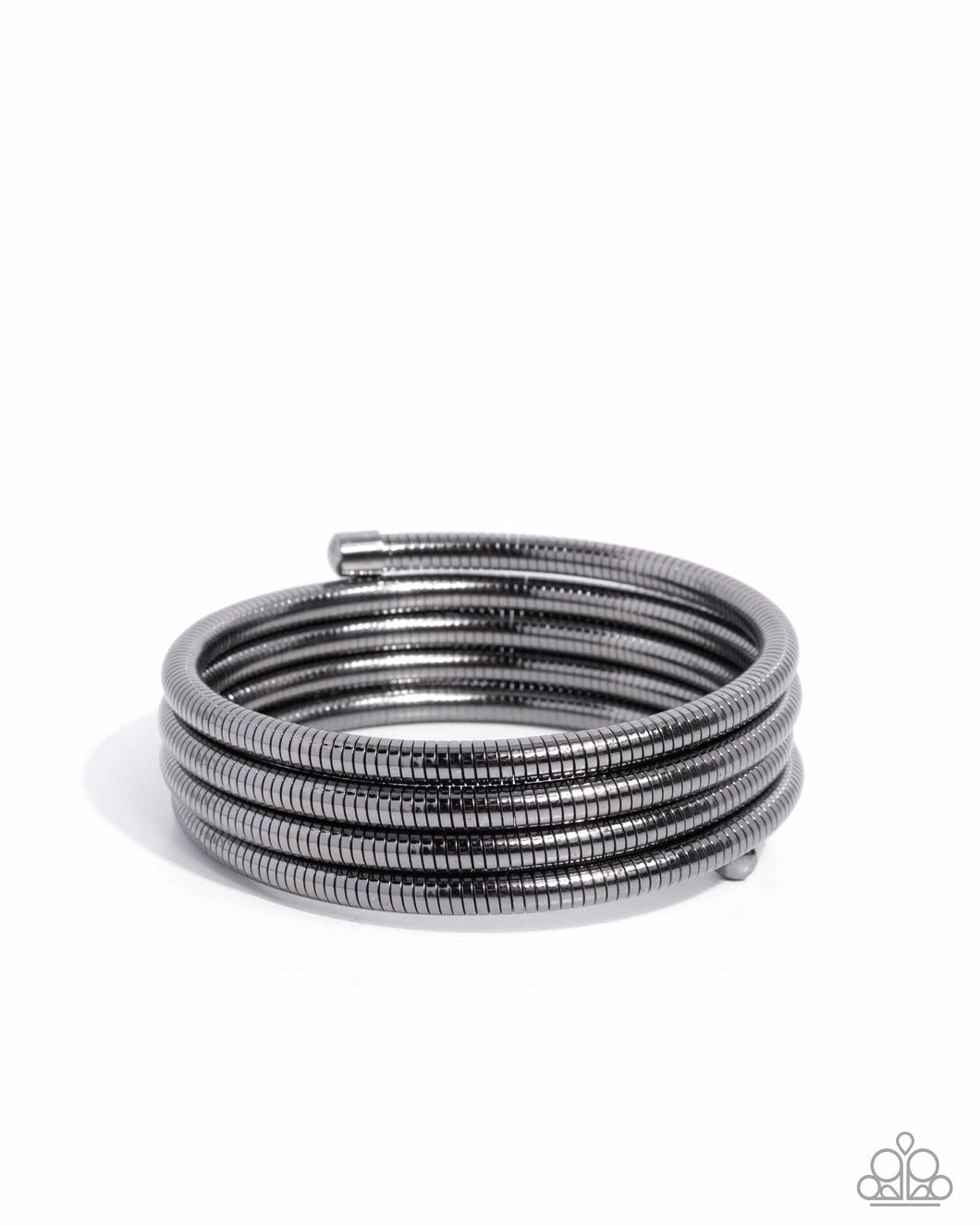 Coiled Command Black Coil Bracelet