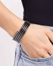 Load image into Gallery viewer, Coiled Command Black Coil Bracelet