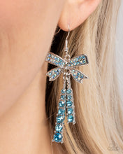 Load image into Gallery viewer, Date Night Decadence Blue Earrings