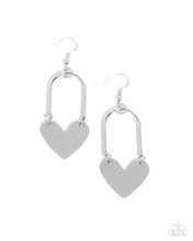 Load image into Gallery viewer, Lady Locket Silver Earrings