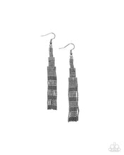 Load image into Gallery viewer, Empire State Etiquette Black Earrings