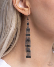 Load image into Gallery viewer, Empire State Etiquette Black Earrings
