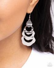 Load image into Gallery viewer, Layered Labor Silver Earrings