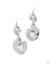 Load image into Gallery viewer, Abstract Angles Silver Earring