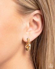 Load image into Gallery viewer, Corkscrew Chic Gold Hoop Earrings
