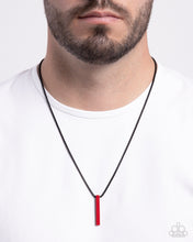 Load image into Gallery viewer, Modern Mix Red Men’s Necklace