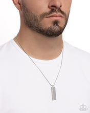 Load image into Gallery viewer, Stare Down Mens White Necklace