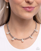 Load image into Gallery viewer, Pearl Pedestal White Necklace