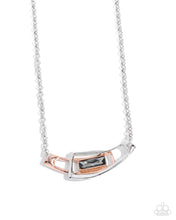 Load image into Gallery viewer, Interlocked Improv Silver Necklace