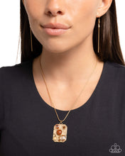 Load image into Gallery viewer, Admirably Abstract Brown Necklace