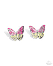 Load image into Gallery viewer, Aerial Appreciation Pink Post Earring
