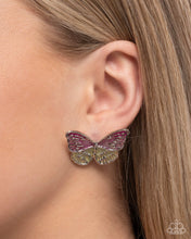 Load image into Gallery viewer, Aerial Appreciation Pink Post Earring