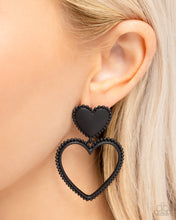 Load image into Gallery viewer, Casual Chemistry Black Earrings