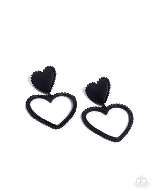 Casual Chemistry Black Earrings