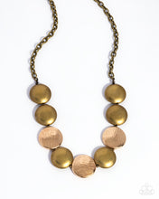Load image into Gallery viewer, Engraved Energy Brass Necklace