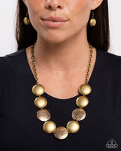 Load image into Gallery viewer, Engraved Energy Brass Necklace