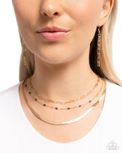 Load image into Gallery viewer, Mismatched Magic Blue Necklace