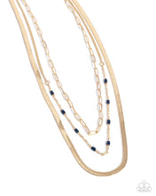 Load image into Gallery viewer, Mismatched Magic Blue Necklace