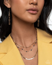 Load image into Gallery viewer, Mismatched Magic Blue Necklace