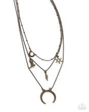 Load image into Gallery viewer, Saloon Sass Brass Necklace
