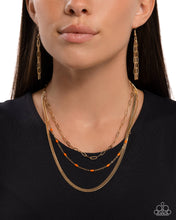 Load image into Gallery viewer, Mismatched Magic Orange Necklace