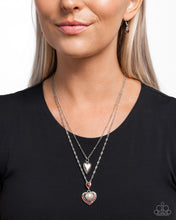 Load image into Gallery viewer, Abstract Affection Red Necklace