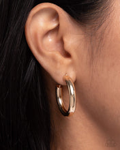 Load image into Gallery viewer, Second Sight Gold Hoop Earrings