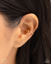 Load image into Gallery viewer, Aerial Attitude Gold Cuff Earrings