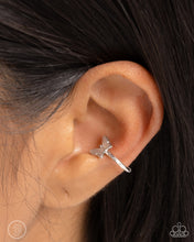 Load image into Gallery viewer, Aerial Attitude Silver Cuff Earrings
