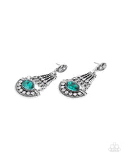 Load image into Gallery viewer, Complimentary Chandelier Green Earrings