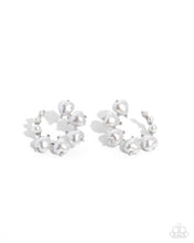 Load image into Gallery viewer, Castle Courting White Earrings